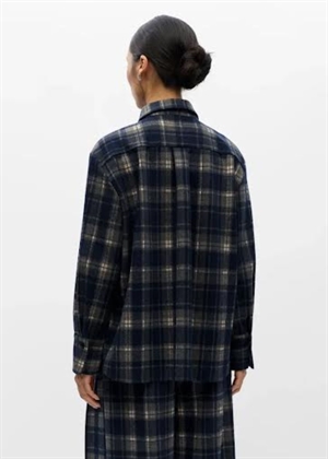 Thelma ls skjorte Sky Captain Checks/Birch Object 